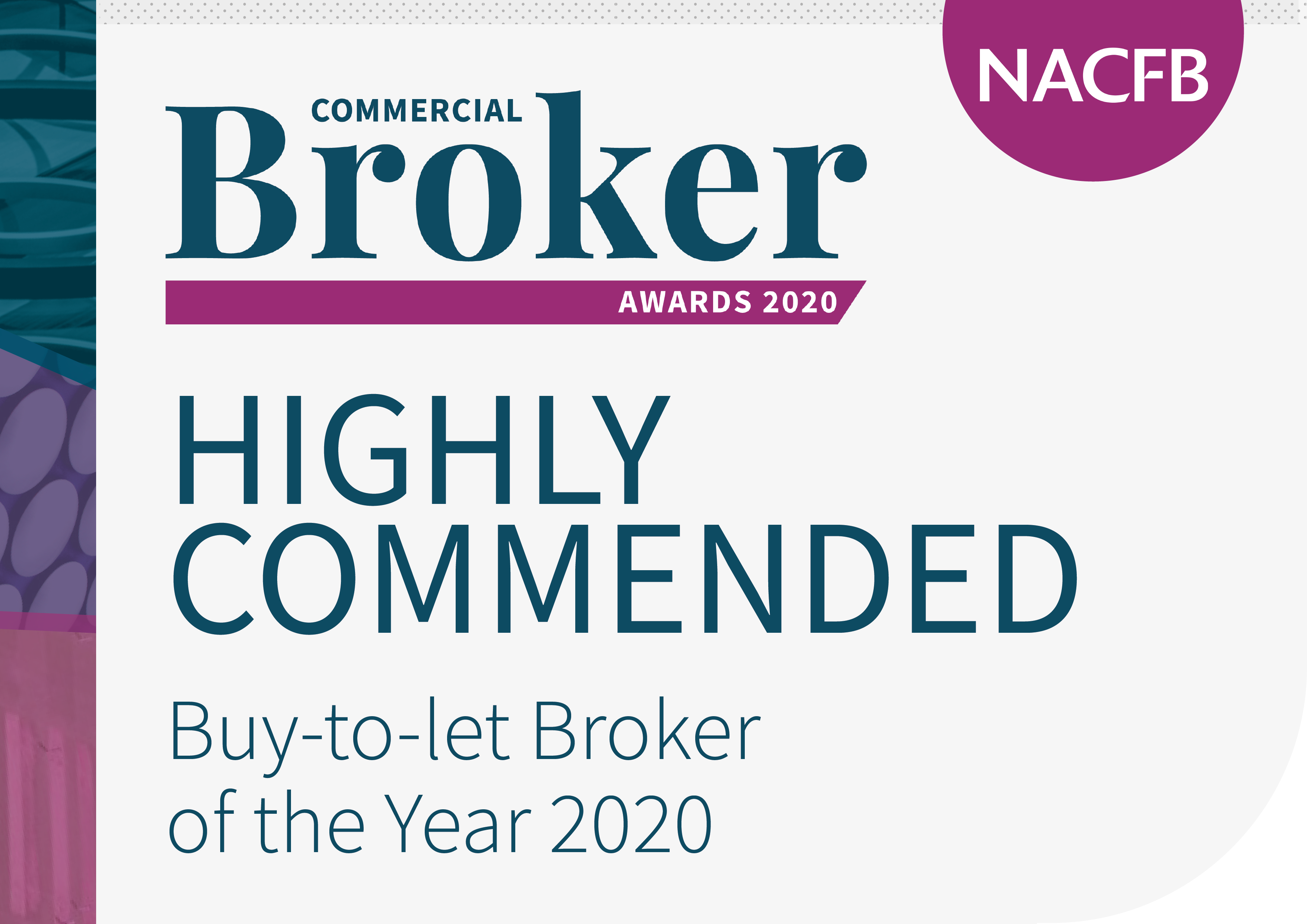 Highly Commended - Buy-to-let Broker of the Year 2020